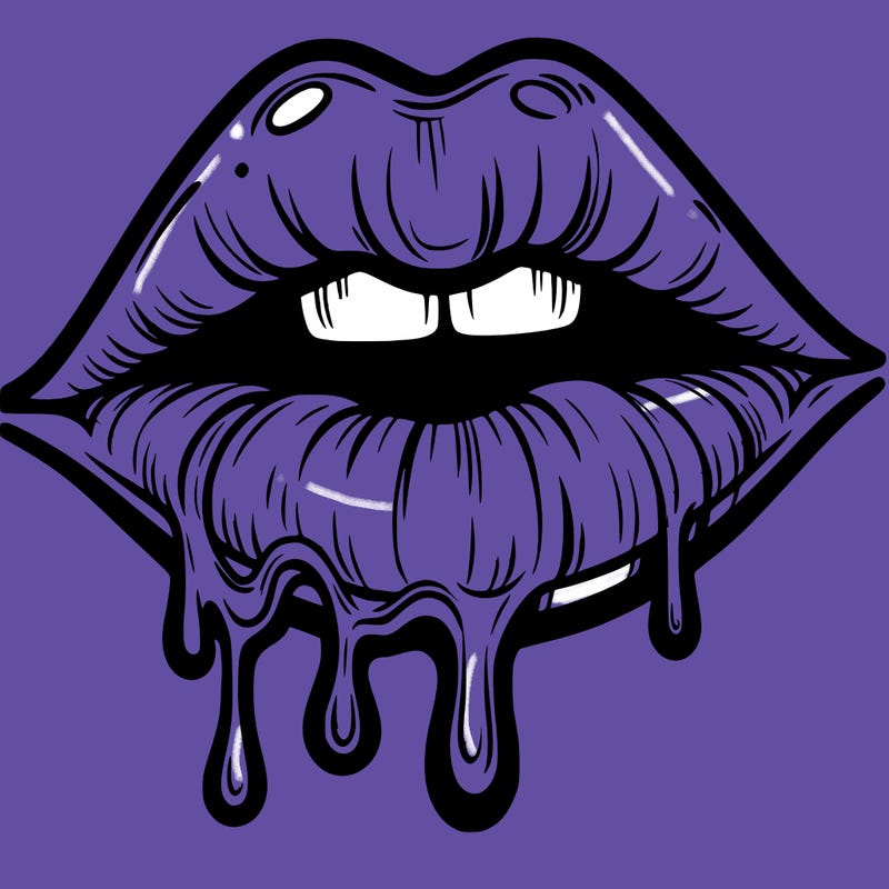 lips that look realistic and drip