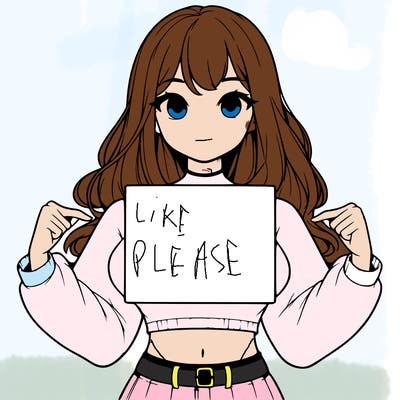 girl holding a blank sign in a long sleeve crop top
