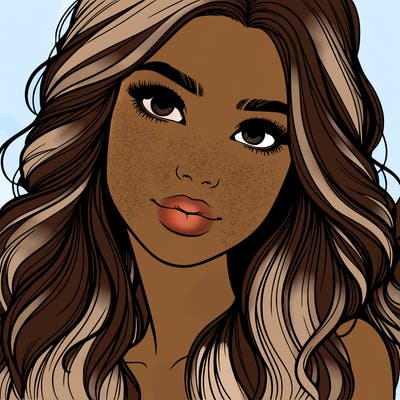 beautiful realistic girl