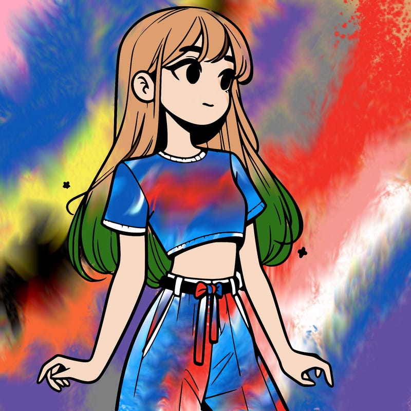 girl in a cute crop top