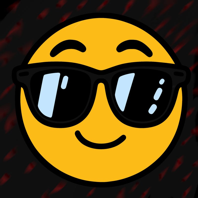 emoji with sunglasses