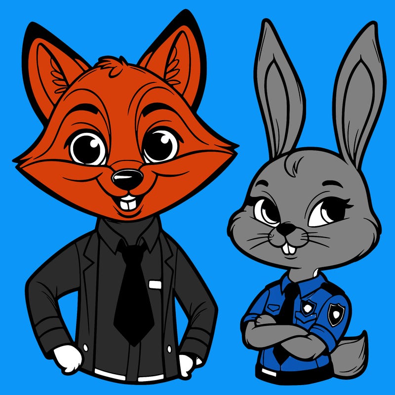 zootopia nick and judy