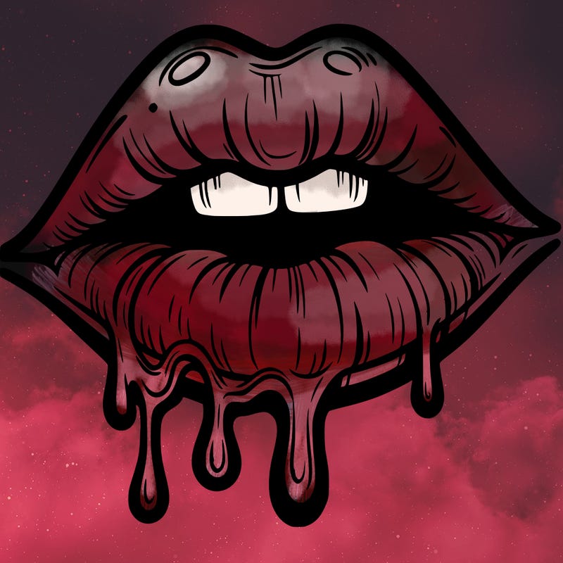 lips that look realistic and drip