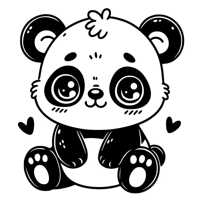 cute baby panda