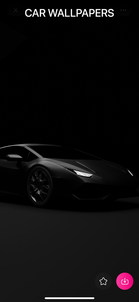 VIBE 4K Wallpapers Cool Screen - A high definition black sports car wallpaper from the Vibe 4K app car category