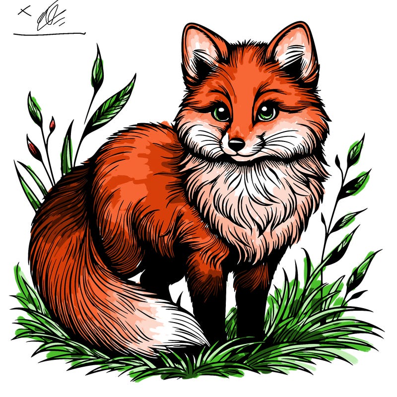 realistic fox