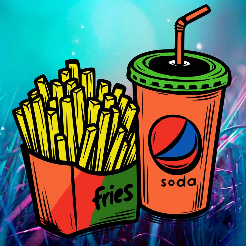 fries and soda