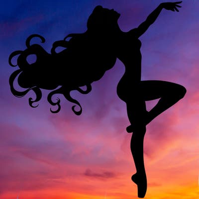 realistic woman dancer