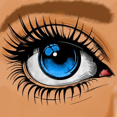 realistic eye