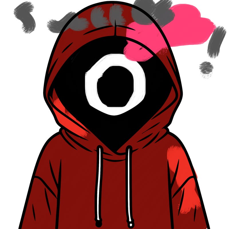 faceless girl in hoodie