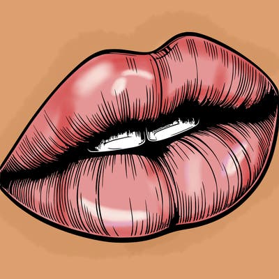 realistic lips