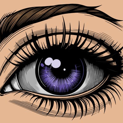 realistic eye