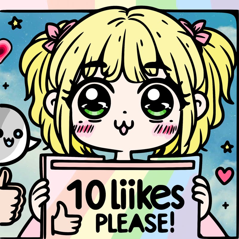 girl saying 100 likes please