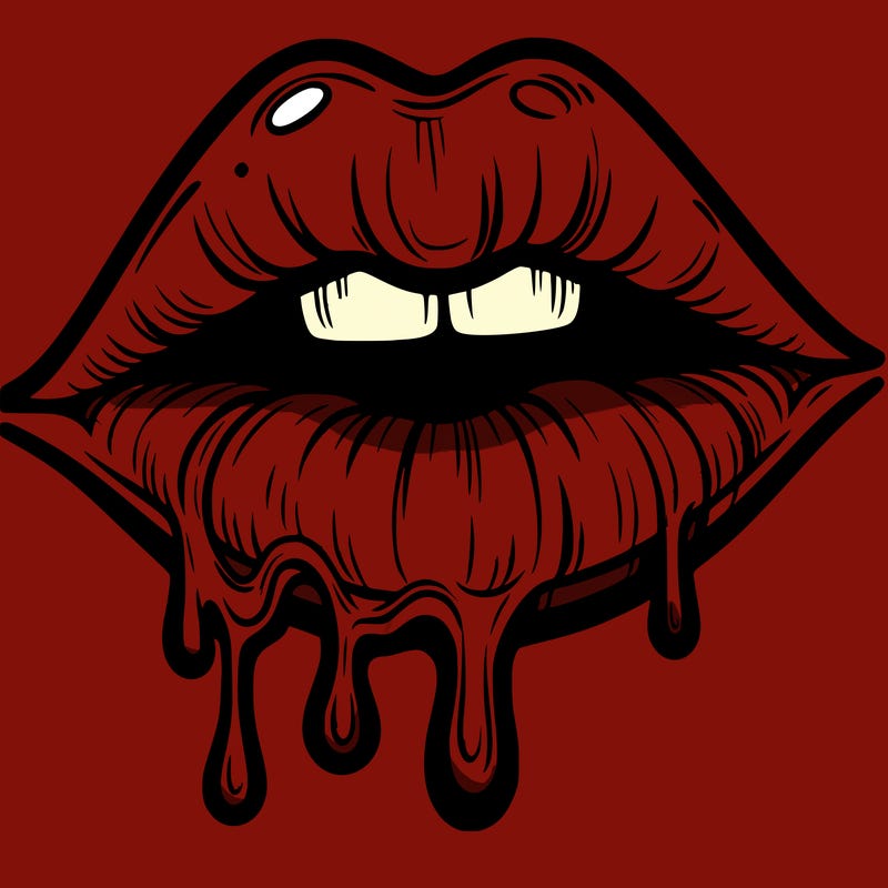 lips that look realistic and drip