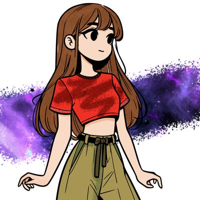 girl in a cute crop top