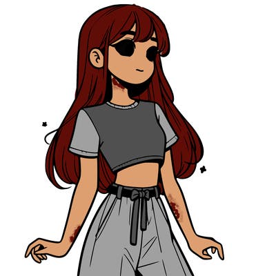 girl in a cute crop top