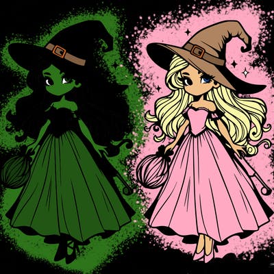 beautiful wicked witch. from wicked