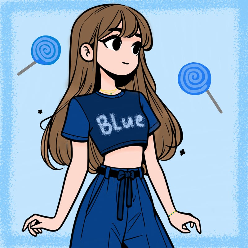 girl in a cute crop top