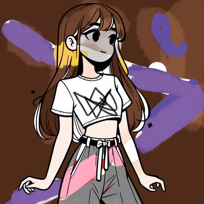 girl in a cute crop top