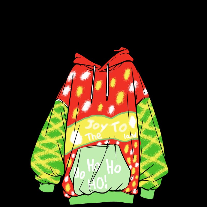 realistic girl with a oversized sweatshirt on and a bun