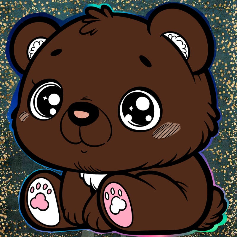 bear with sweet eyes