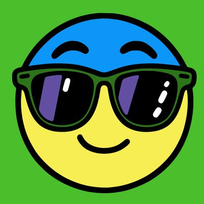 emoji with sunglasses