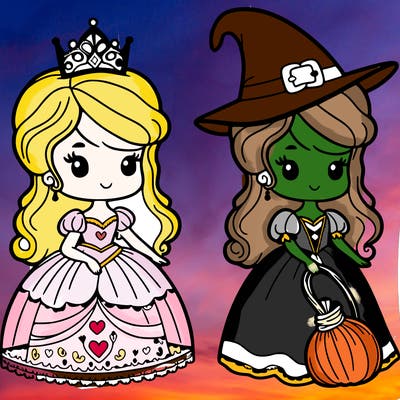 princess as a witch