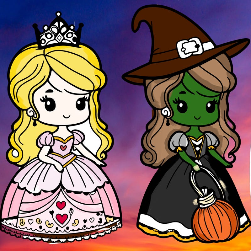 princess as a witch