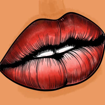 realistic lips