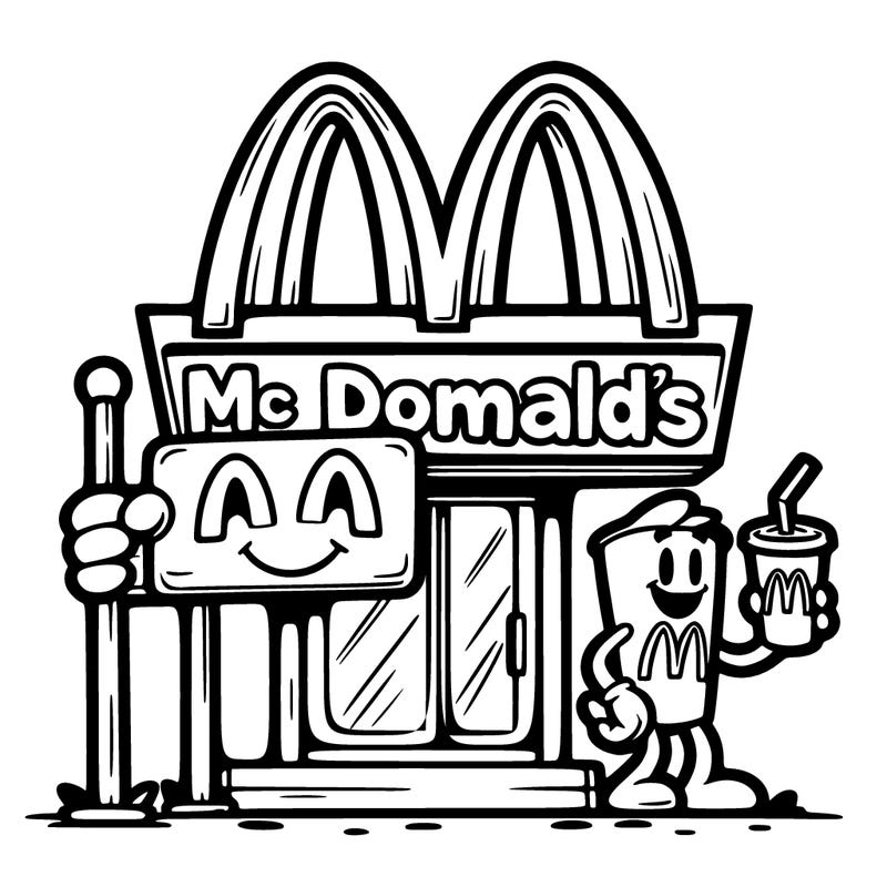mc donalds sign