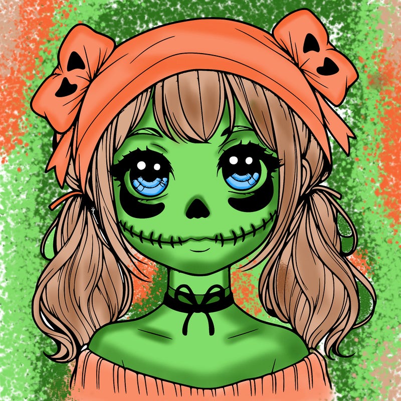 realistic girl halloween