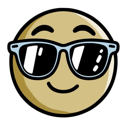 emoji with sunglasses