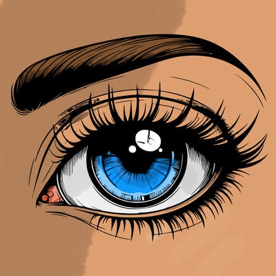 realistic eye