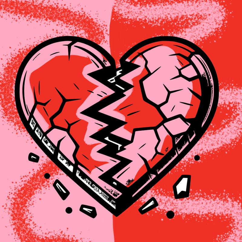 realistic broken heart