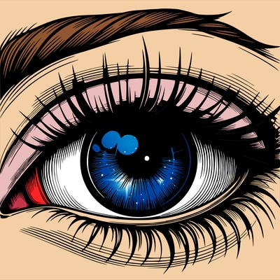 realistic eye