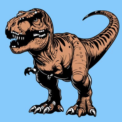 realistic t-rex