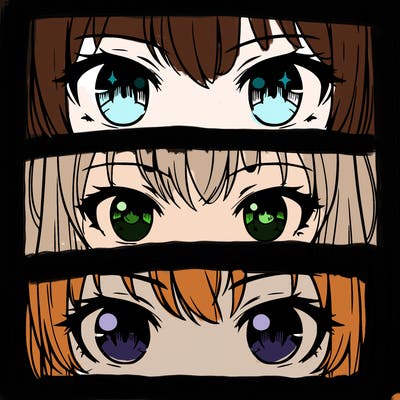 anime eyes