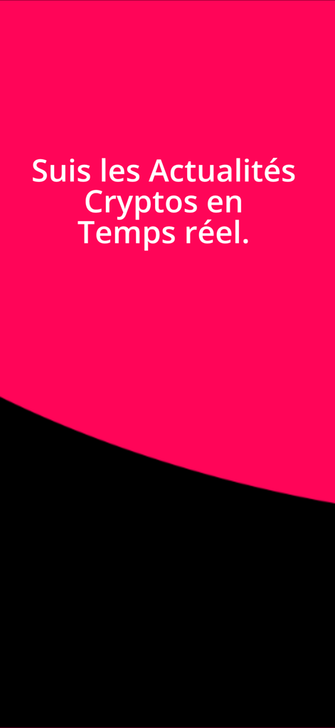 Blocks Crypto app interface highlighting real-time cryptocurrency news updates