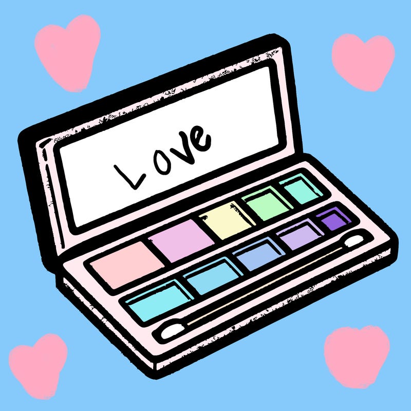 simple eyeshadow palette