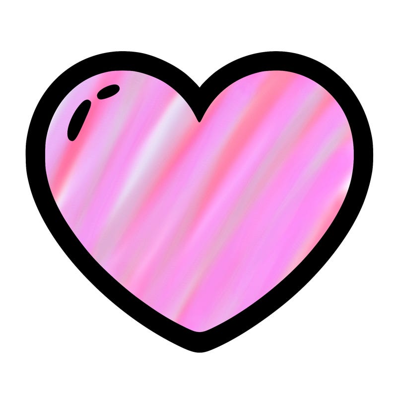 a blank heart