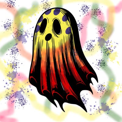 realistic creepy ghost