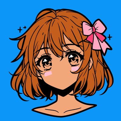 anime girl face