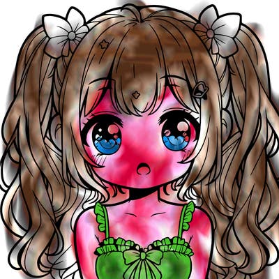 cute sweet anime girl