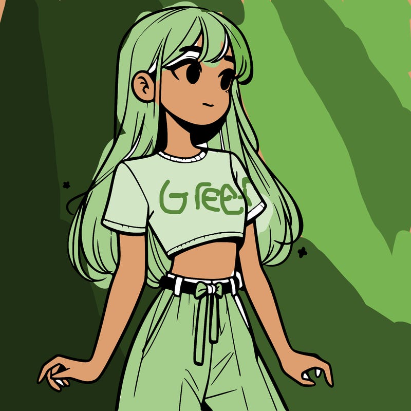 girl in a cute crop top