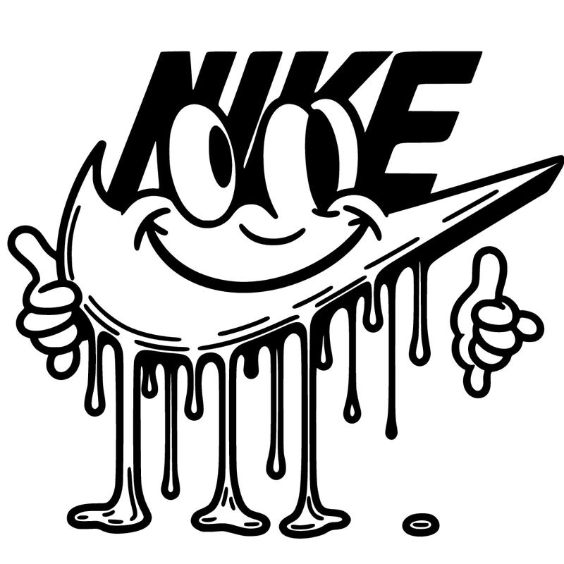 drippy nike logo