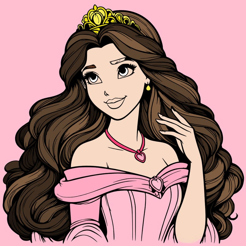 realistic disney princess