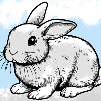 realistic bunny