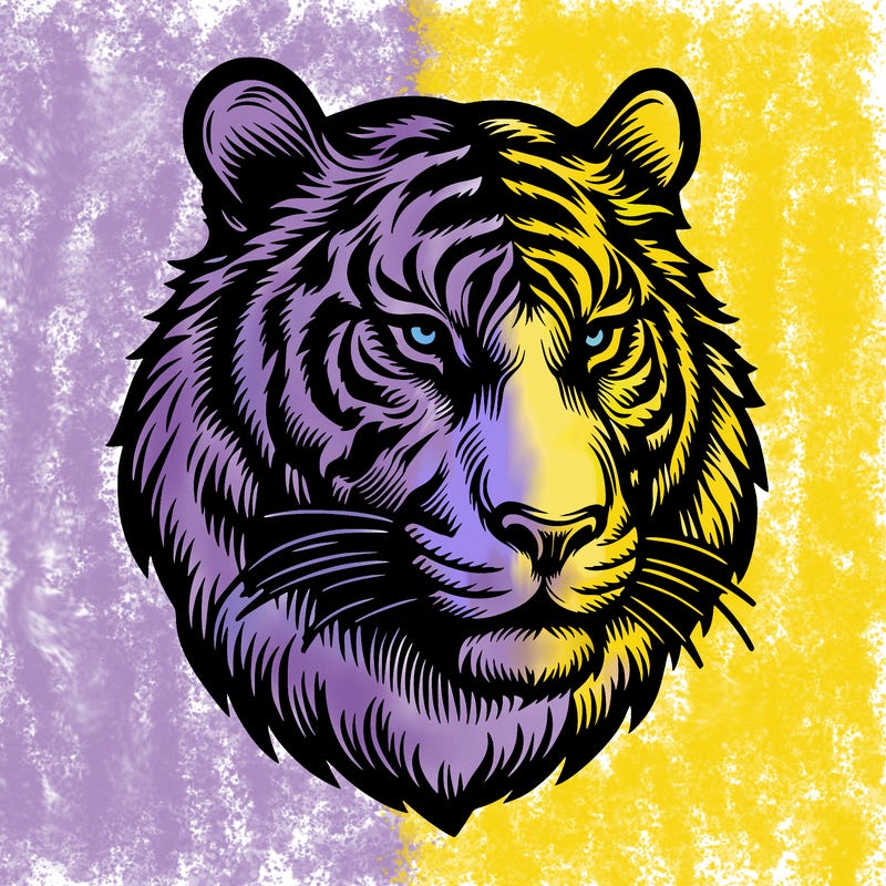 realistic tiger head