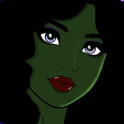 beautiful realistic girl close up to the camera with wavy hair,