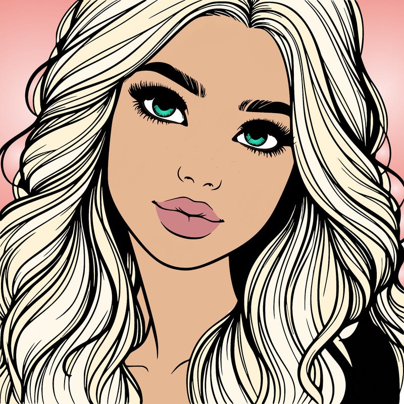 beautiful realistic girl